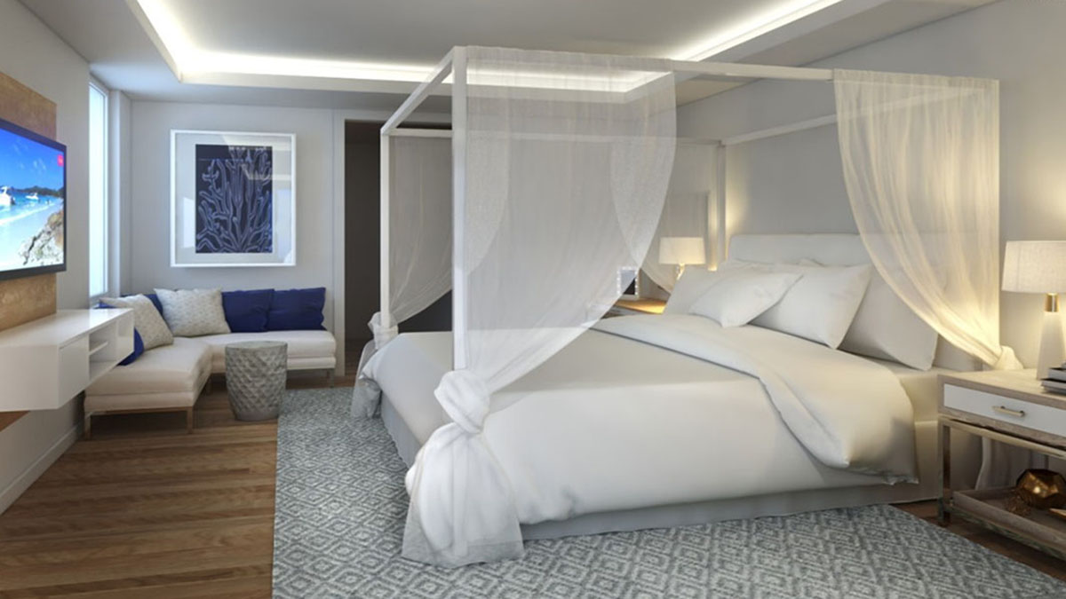 Beachfront Island Suite outdoor spa jacuzzi